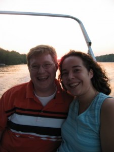 Maria and Michael on the Wisconsin River